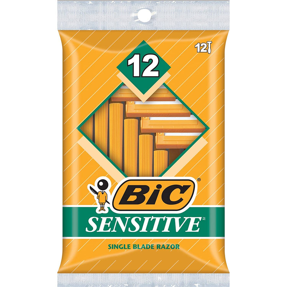 BIC front packaging showing two 12-count packs and convenience