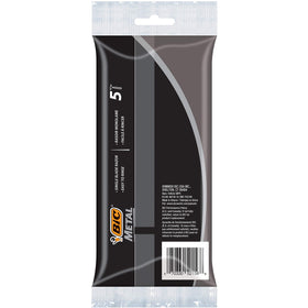 BIC textured handle for secure grip and control