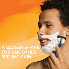 BIC Sensitive 3 in bathroom setting to show everyday shaving routine benefit