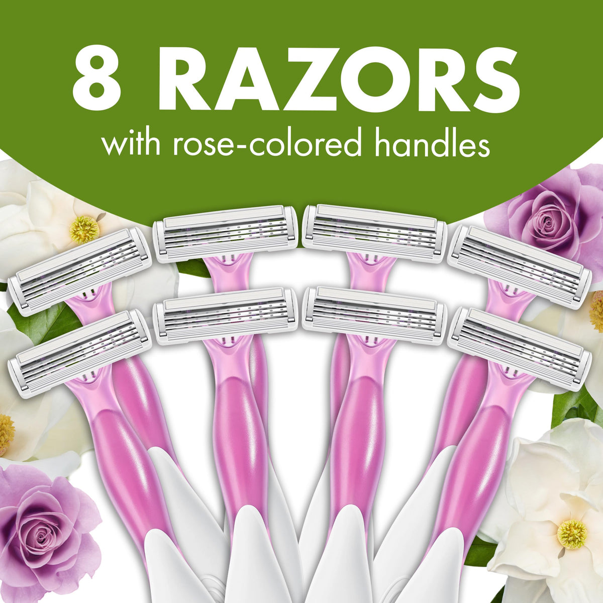BIC Soleil 3 Escape moisture strip detail with almond oil for gentler glide and comfort
