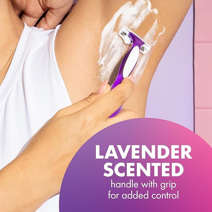 BIC Soleil razors in a shower caddy illustrating dorm-ready convenience benefit