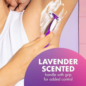 BIC Soleil razors in a shower caddy illustrating dorm-ready convenience benefit