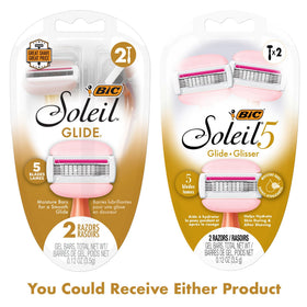 BIC Soleil 5 colorful handles displayed in a beach bag for easy finding