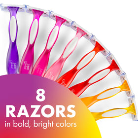 BIC Soleil close-up of three blades highlighting smooth shaving performance