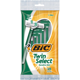 BIC Twin Select in gym bag for convenient travel grooming