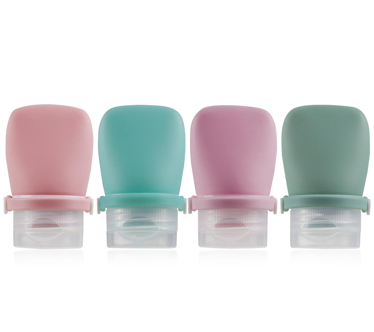 BienBion front pack showing four colorful 1oz bottles and travel-ready layout