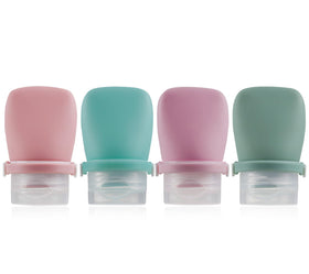 BienBion front pack showing four colorful 1oz bottles and travel-ready layout