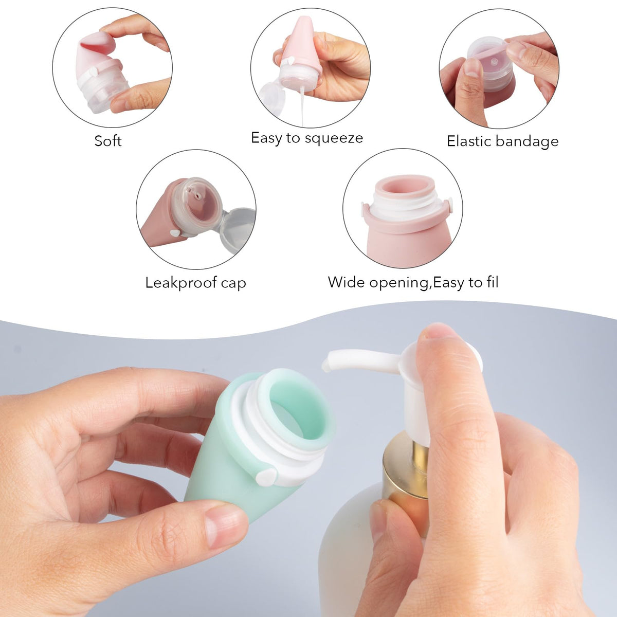 BienBion bottle held in hand showing compact 1oz size and portability