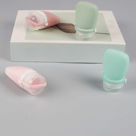 BienBion bottles inside a toiletry bag illustrating travel convenience