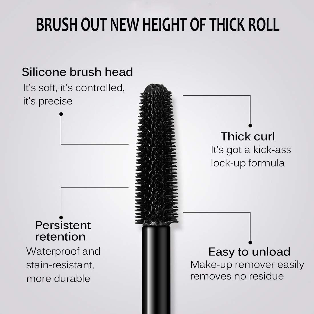 Bieyoc tube beside finger to show compact travel-friendly size