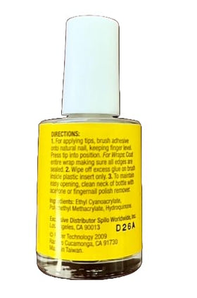 Big Bondini in-use application bonding a nail tip, demonstrating quick secure hold