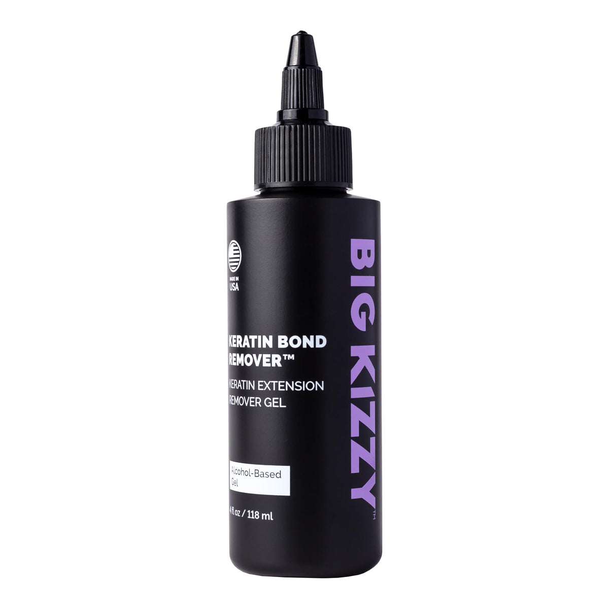 Big Kizzy front packaging 4oz showing professional product and clear label benefit