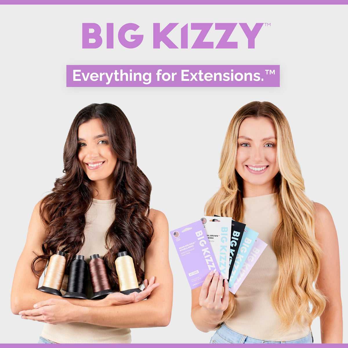 Big Kizzy-treated weft showing minimal residue for easier reuse