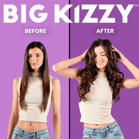 Big Kizzy tab beside ruler showing industry-standard 0.4cm x 8cm size