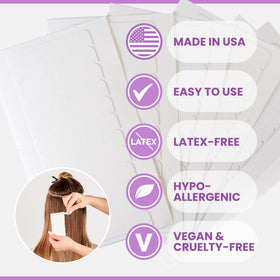 Big Kizzy application in hand demonstrating easy peel-and-apply convenience