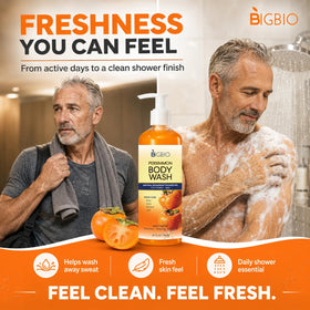 BIGBIO pump close-up and label detail highlighting gentle formula benefit