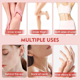 BIJIELAODIAO applied to neck pulse point illustrating lasting fragrance release benefit