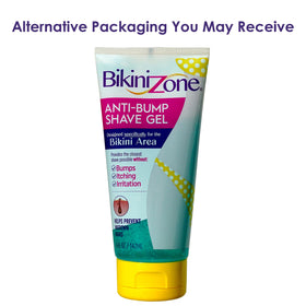 Bikini Zone clear gel texture close-up demonstrating smooth slip and gentle spreadability