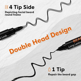 BIKTIC close-up of dual-ended tip demonstrating precision lining and hair-like strokes