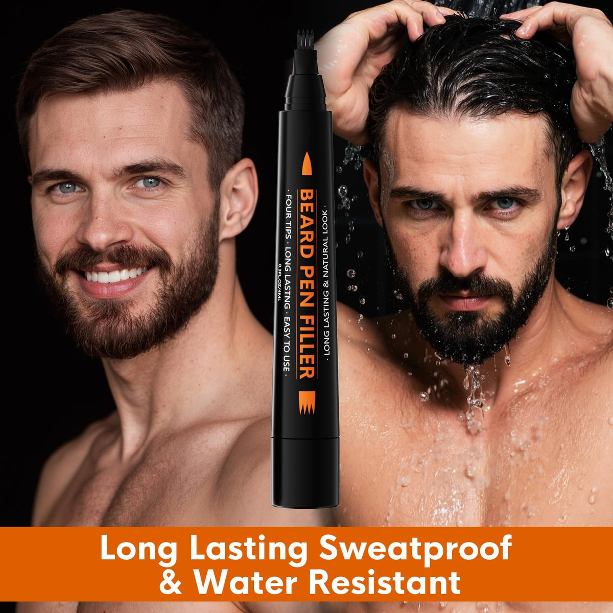 BIKTIC finished matte beard area illustrating natural-looking hold
