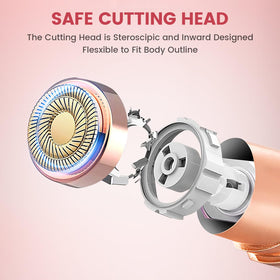 bikurpia detachable head being rinsed under water for simple cleaning