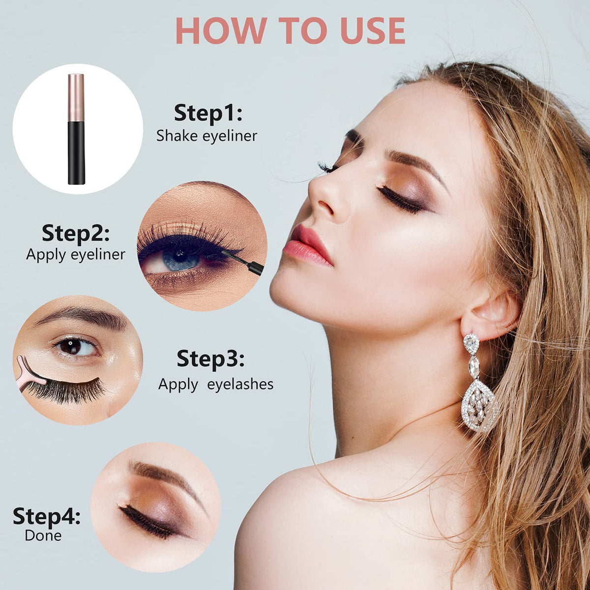 BILEYCHA lashes held by fingers to show scale and easy handling