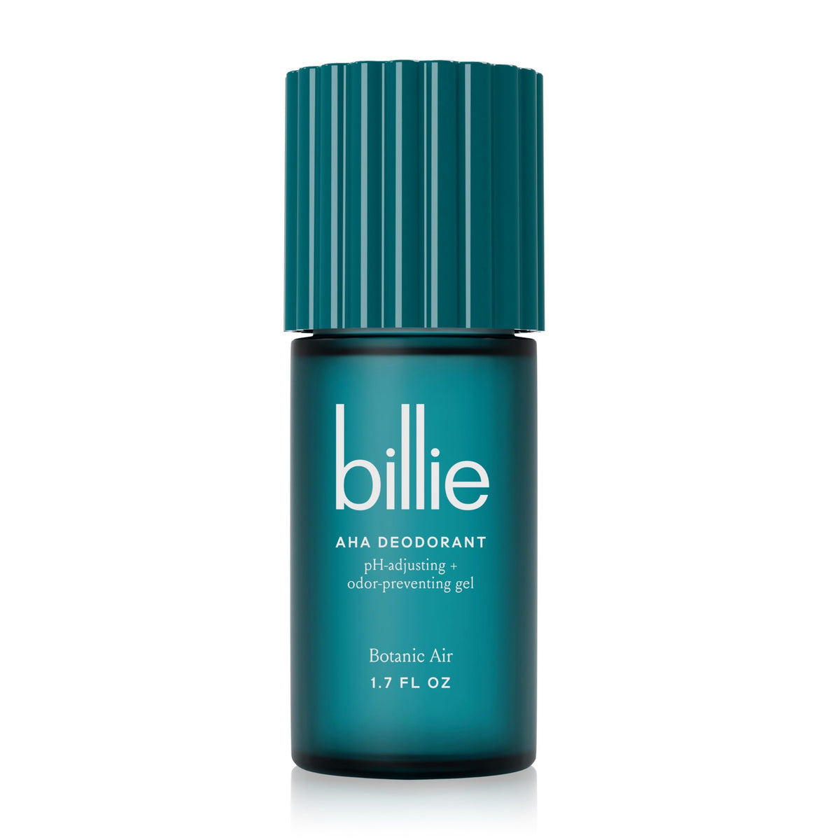 Billie front packaging showing Botanic Air and 1.7oz size for quick recognition