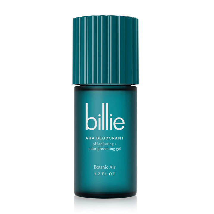 Billie front packaging showing Botanic Air and 1.7oz size for quick recognition