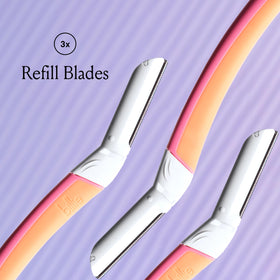 Billie stainless steel blade edge close-up for precise removal