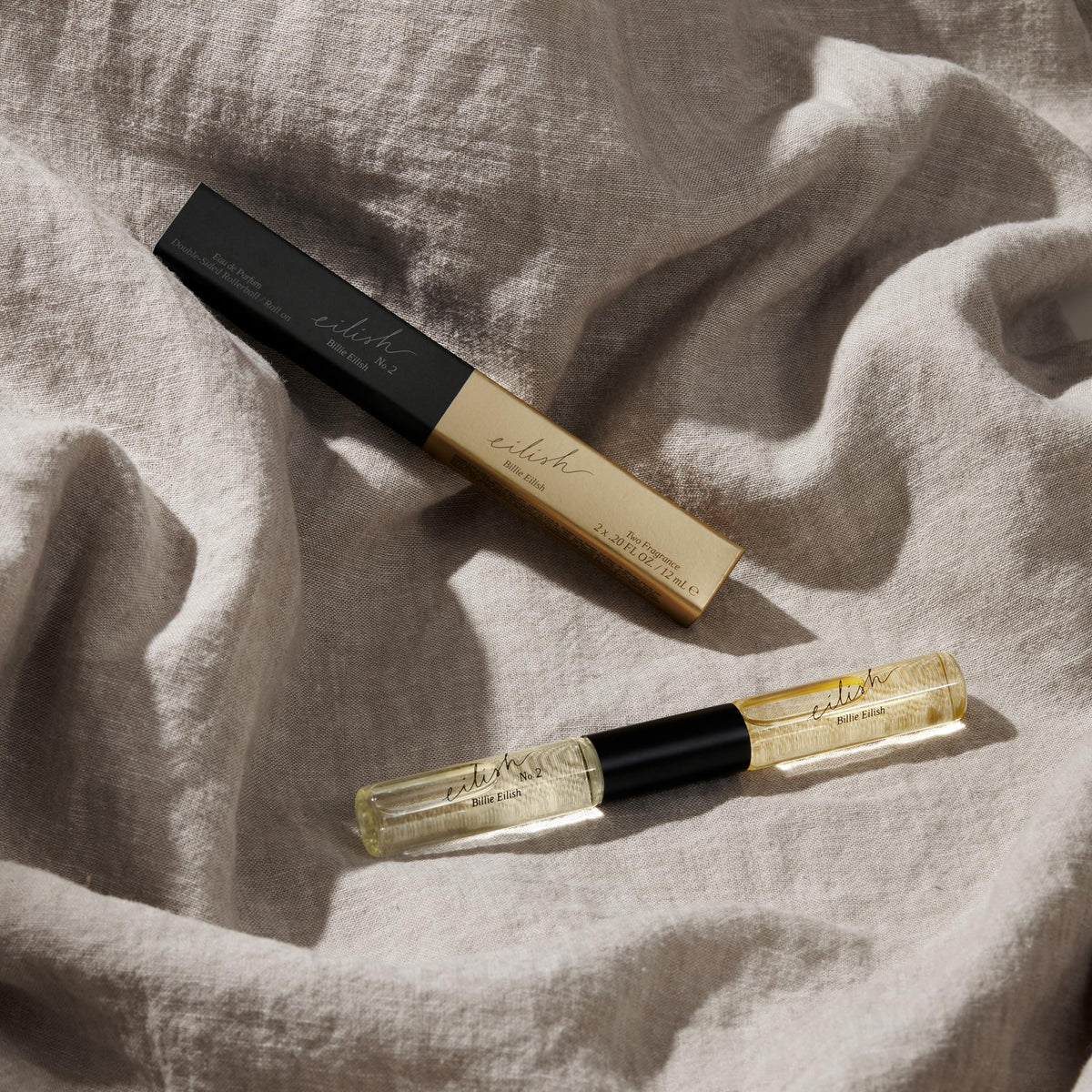 Billie Eilish close-up roller tip demonstrating smooth application and precision