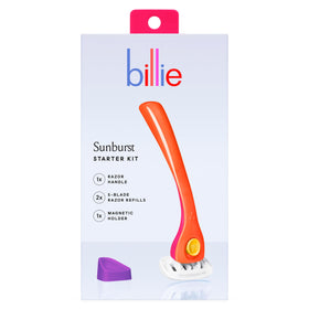 Billie handle front view showing ergonomic grip and bright Sunburst color for better control