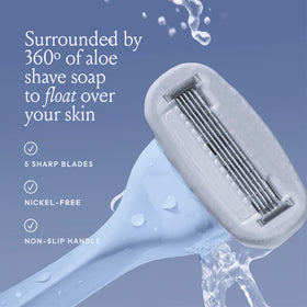Billie handle texture detail highlighting non-slip matte grip advantage