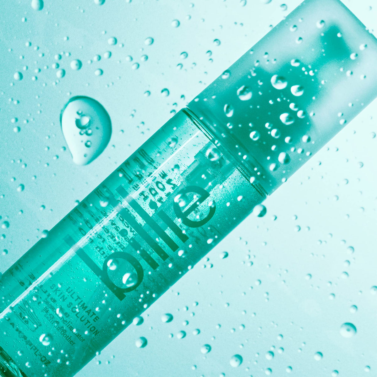 Billie ingredient label close-up noting AHAs, salicylic acid, and aloe benefits