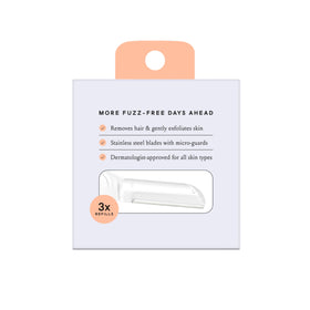Billie blades on bathroom counter in routine setting for convenience