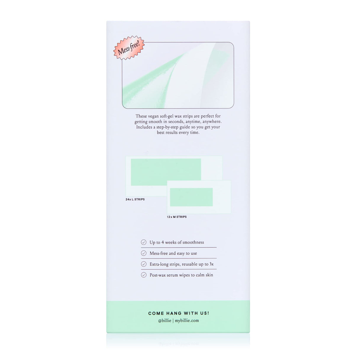 Billie lifestyle bathroom vanity with kit ready for at-home waxing routine