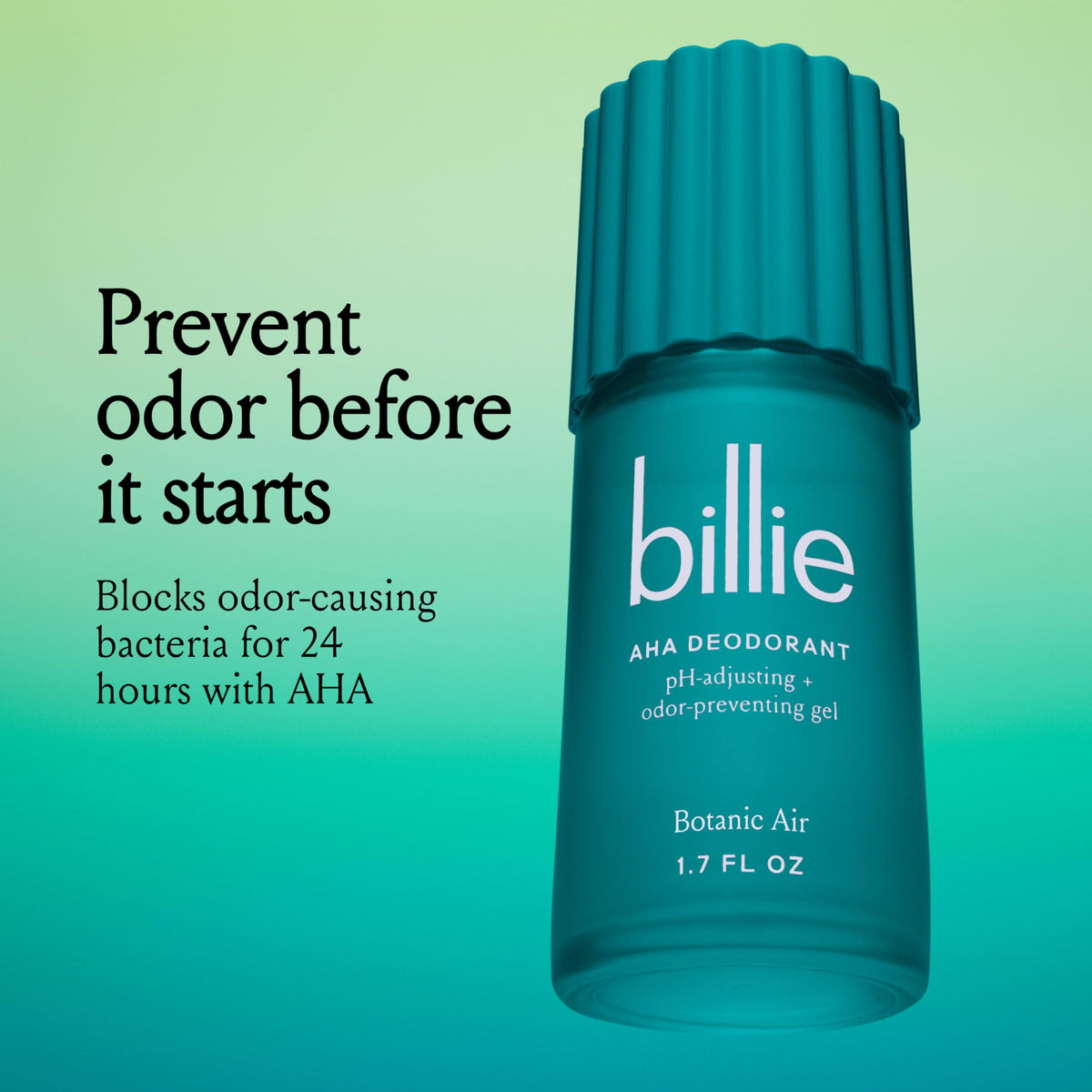 Billie liquid-gel texture close-up demonstrating smooth spread and light absorption
