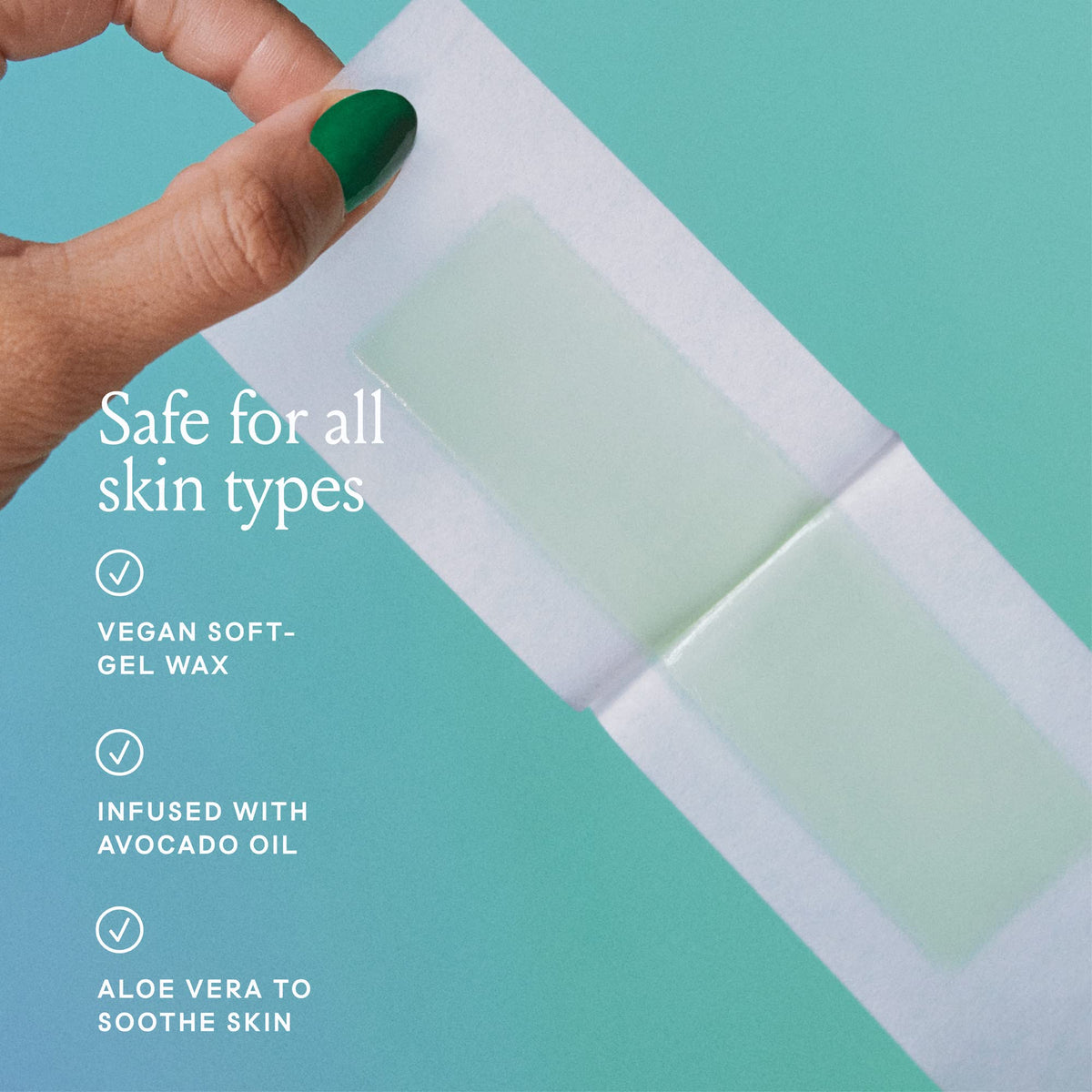 Billie post-wax serum wipes pack to soothe skin and remove residue