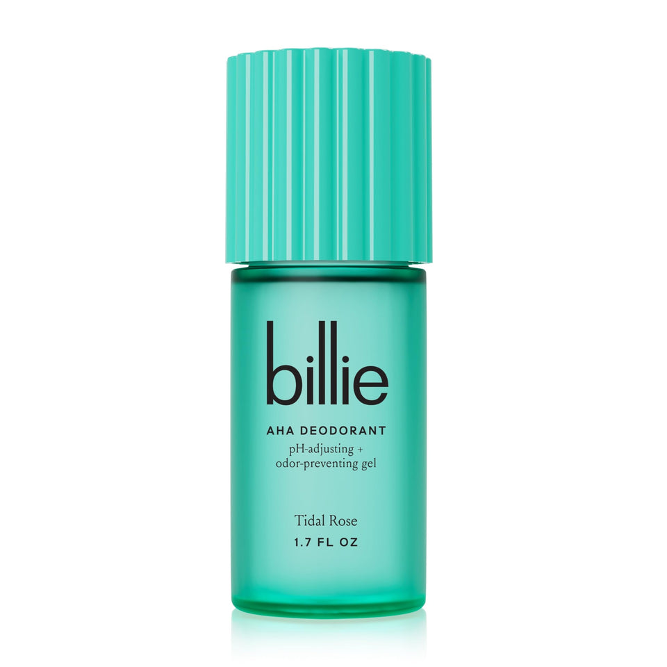 Billie Tidal Rose front packaging showing product and scent for confident odor control
