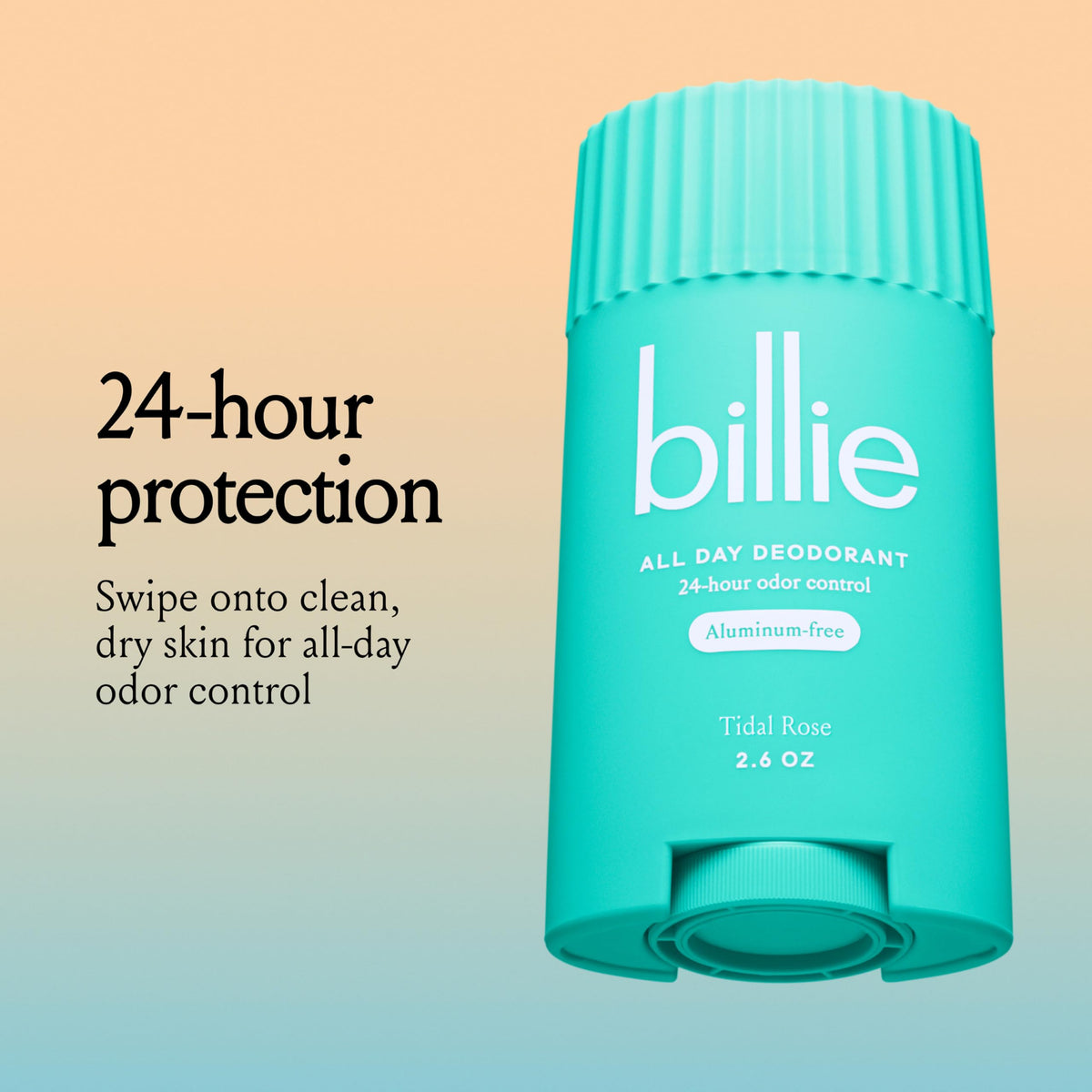 Billie open stick texture demonstrating smooth, velvety finish