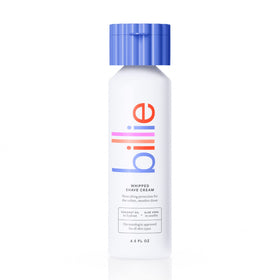 Billie front packaging showing bottle and Lavender & Bergamot scent for easy selection