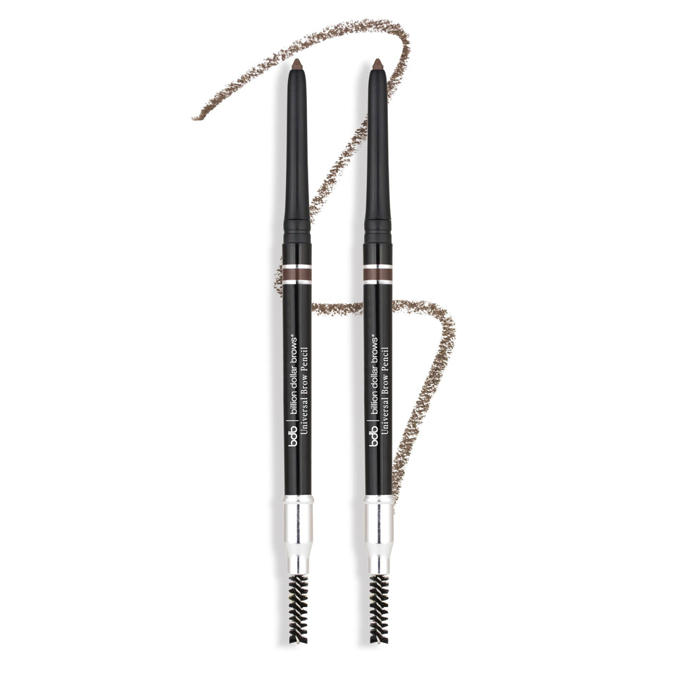 billion dollar brows front packaging showing clean branding and pencil benefits
