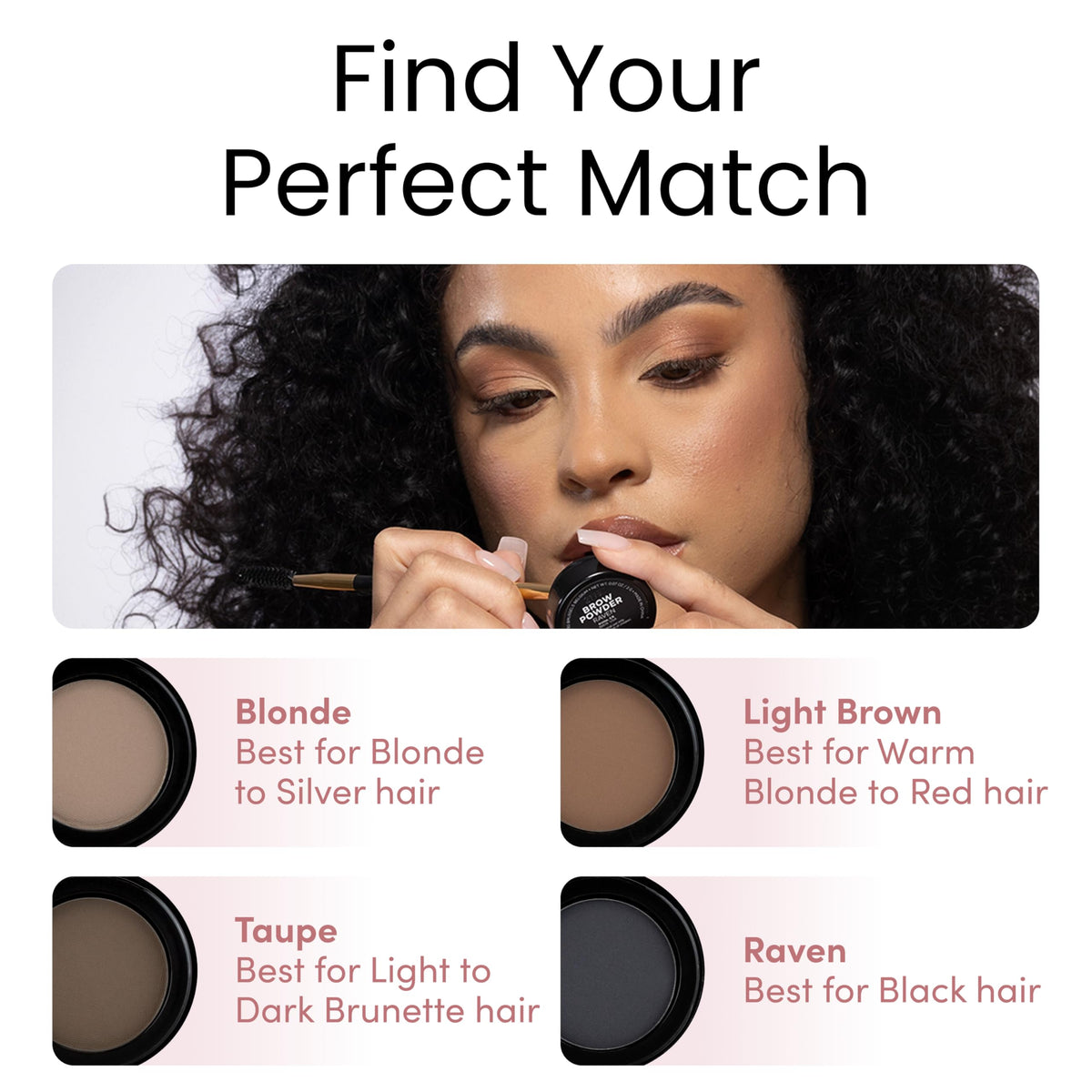 billion dollar brows compact inside a makeup bag showing everyday carry and quick touch-ups