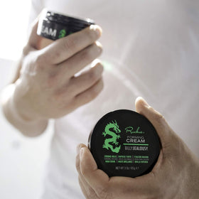 billy jealousy on bathroom shelf with grooming tools, illustrating everyday use