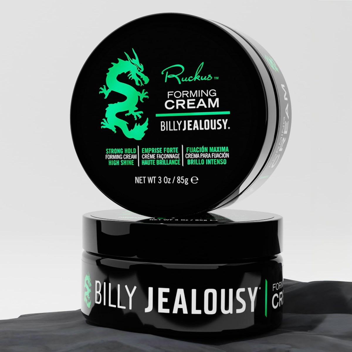 billy jealousy rinse demonstration under water to show easy water-soluble washout