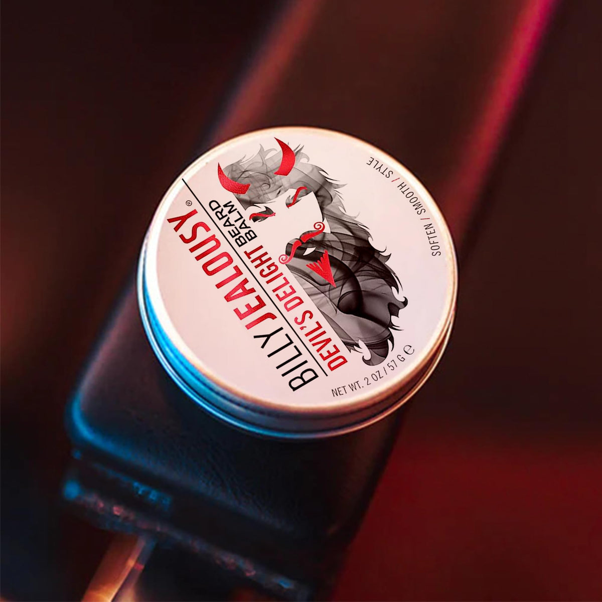Billy Jealousy tin inside travel kit showing rust-resistant container benefit