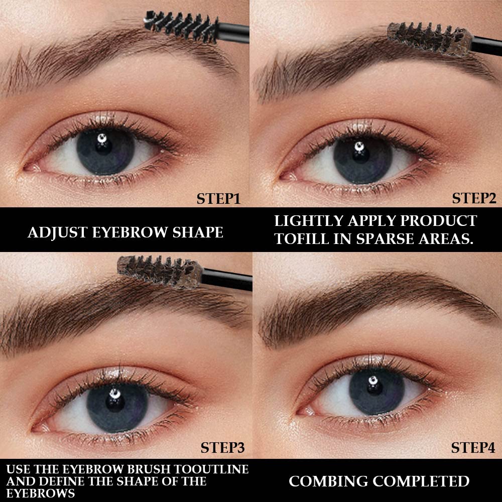 BINGBRUSH before and after brows demonstrating filling sparse areas benefit
