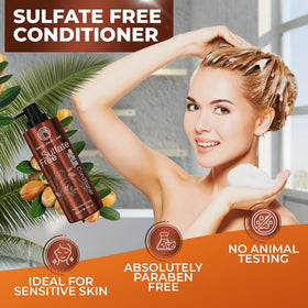 BINGO HAIR CARE in-shower application demonstrating detangling effect