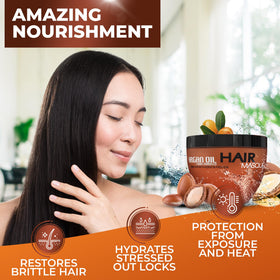 BINGO HAIR CARE before and after comparison showing reduced frizz and improved smoothness