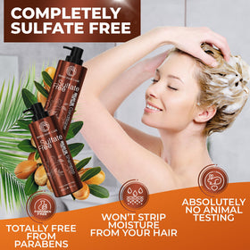 BINGO HAIR CARE bottle label close view showing key ingredients