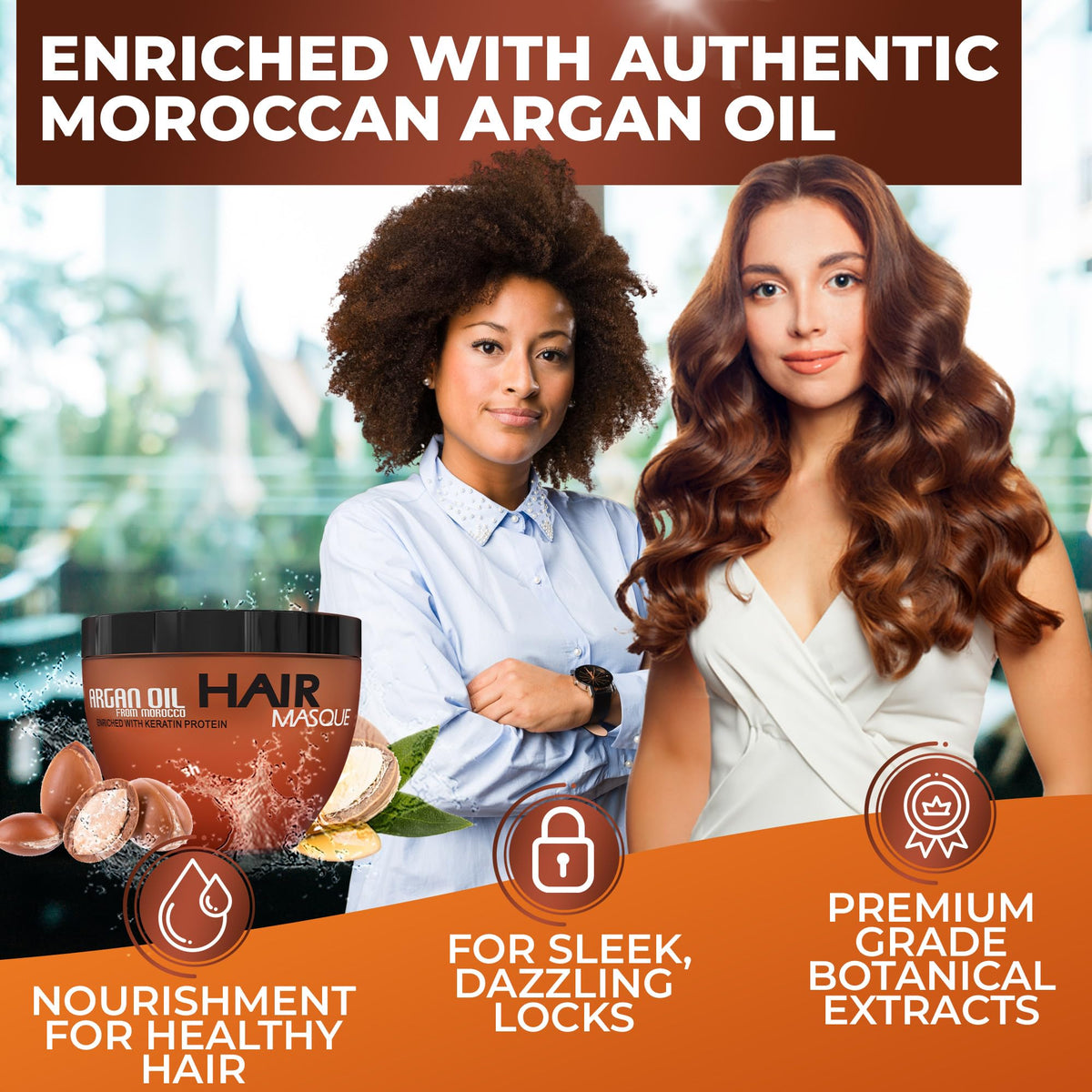 BINGO HAIR CARE cream texture close-up showing rich, moisturizing formula for deep hydration